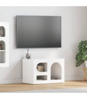 vidaXL TV Cabinet ELST 60 x 35 x 40 cm High Gloss White