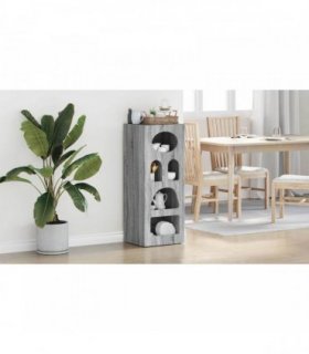 vidaXL Sideboard ELST Grey Sonoma 40 x 35 x 100.5 cm Engineered Wood