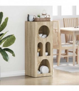 vidaXL Sideboard ELST Sonoma Oak 40 x 35 x 100.5 cm Engineered Wood