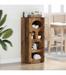 vidaXL Sideboard ELST Old Wood 40 x 35 x 100.5 cm Engineered Wood