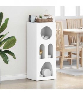 vidaXL Sideboard ELST White 40 x 35 x 100.5 cm Engineered Wood — V0672067085