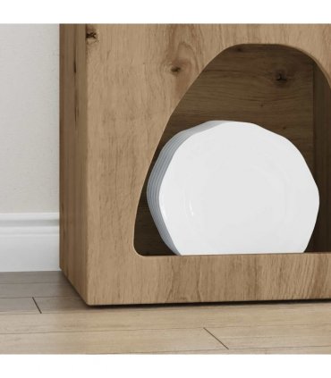vidaXL Sideboard ELST Artisan Oak 40 x 35 x 100.5 cm Engineered Wood — V0672067089