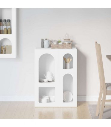 vidaXL Sideboard ELST White 59 x 35 x 80.5 cm Engineered Wood