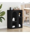 vidaXL Sideboard ELST Black 59 x 35 x 80.5 cm Engineered Wood