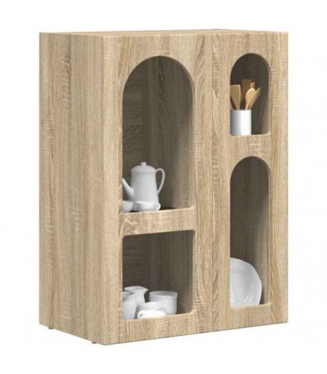 vidaXL Sideboard ELST Sonoma Oak 59 x 35 x 80.5 cm Engineered Wood