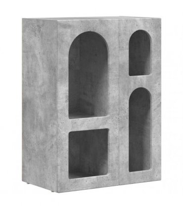 vidaXL Sideboard ELST Concrete Grey 59 x 35 x 80.5 cm Engineered Wood