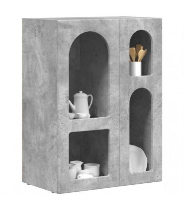 vidaXL Sideboard ELST Concrete Grey 59 x 35 x 80.5 cm Engineered Wood