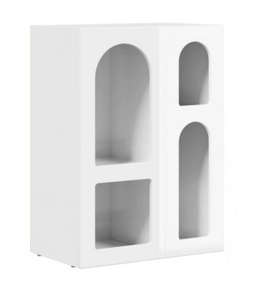 vidaXL Sideboard ELST High Gloss White 59 x 35 x 80.5 cm