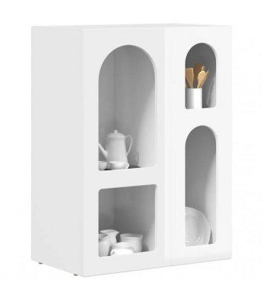 vidaXL Sideboard ELST High Gloss White 59 x 35 x 80.5 cm