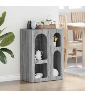 vidaXL Sideboard ELST Grey Sonoma 59 x 35 x 80.5 cm Engineered Wood