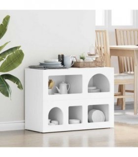 vidaXL Sideboard ELST White 80.5 x 35 x 59 cm Engineered Wood