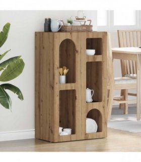 vidaXL Sideboard ELST Artisan Oak 59 x 35 x 100.5 cm Engineered Wood