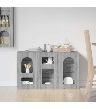 vidaXL Sideboard ELST Grey Sonoma 100 x 35 x 59 cm Engineered Wood