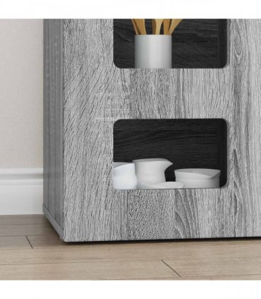 vidaXL Sideboard ELST Grey Sonoma 100 x 35 x 59 cm Engineered Wood