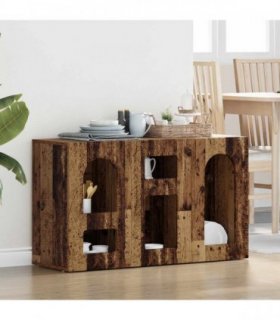 vidaXL Sideboard ELST Old Wood 100 x 35 x 59 cm Engineered Wood