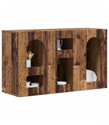 vidaXL Sideboard ELST Old Wood 100 x 35 x 59 cm Engineered Wood