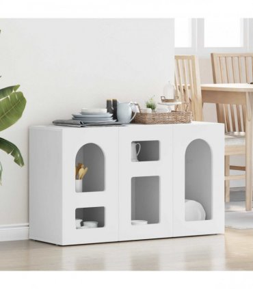 vidaXL Sideboard ELST White 100 x 35 x 59 cm Engineered Wood