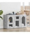 vidaXL Sideboard ELST Concrete Grey 100 x 35 x 59 cm Engineered Wood