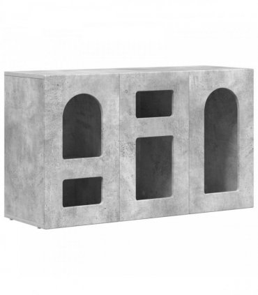 vidaXL Sideboard ELST Concrete Grey 100 x 35 x 59 cm Engineered Wood