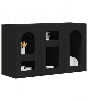 vidaXL Sideboard ELST Black 100 x 35 x 59 cm Engineered Wood