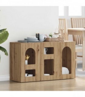 vidaXL Sideboard ELST Artisan Oak 100 x 35 x 59 cm Engineered Wood
