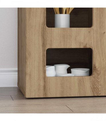 vidaXL Sideboard ELST Artisan Oak 100 x 35 x 59 cm Engineered Wood