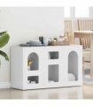 vidaXL Sideboard ELST High Gloss White 100 x 35 x 59 cm