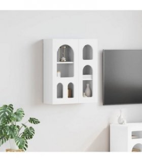 vidaXL Hanging Cabinet ELST White 59 x 20 x 71.5 cm Engineered Wood