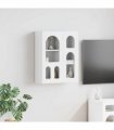 vidaXL Hanging Cabinet ELST White 59 x 20 x 71.5 cm Engineered Wood