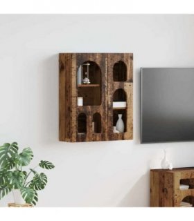 vidaXL Hanging Cabinet ELST Old Wood 59 x 20 x 71.5 cm Engineered Wood