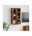 vidaXL Hanging Cabinet ELST Old Wood 59 x 20 x 100 cm Engineered Wood
