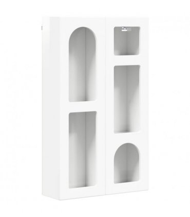 vidaXL Hanging Cabinet ELST High Gloss White 59 x 20 x 100 cm