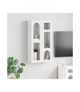 vidaXL Hanging Cabinet ELST White 59 x 20 x 100 cm Engineered Wood