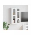 vidaXL Hanging Cabinet ELST White 59 x 20 x 100 cm Engineered Wood