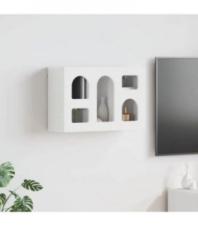 vidaXL Hanging Cabinet ELST White 60 x 20 x 40 cm Engineered Wood