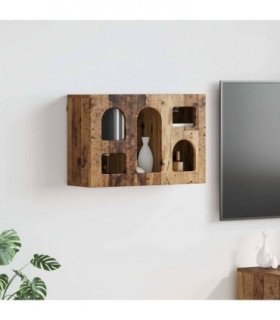 vidaXL Hanging Cabinet ELST Old Wood 60 x 20 x 40 cm Engineered Wood
