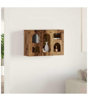 vidaXL Hanging Cabinet ELST Old Wood 60 x 20 x 40 cm Engineered Wood