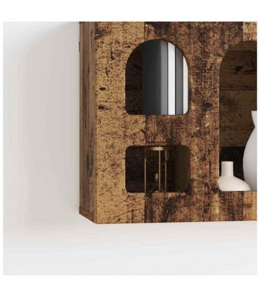 vidaXL Hanging Cabinet ELST Old Wood 60 x 20 x 40 cm Engineered Wood