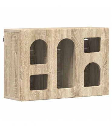 vidaXL Hanging Cabinet ELST Sonoma Oak 60 x 20 x 40 cm Engineered Wood