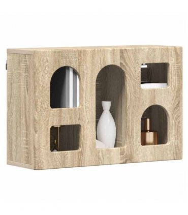 vidaXL Hanging Cabinet ELST Sonoma Oak 60 x 20 x 40 cm Engineered Wood