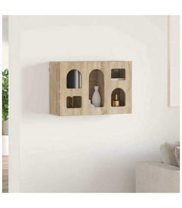 vidaXL Hanging Cabinet ELST Sonoma Oak 60 x 20 x 40 cm Engineered Wood