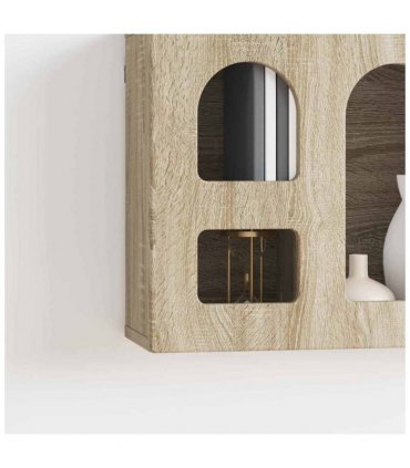 vidaXL Hanging Cabinet ELST Sonoma Oak 60 x 20 x 40 cm Engineered Wood
