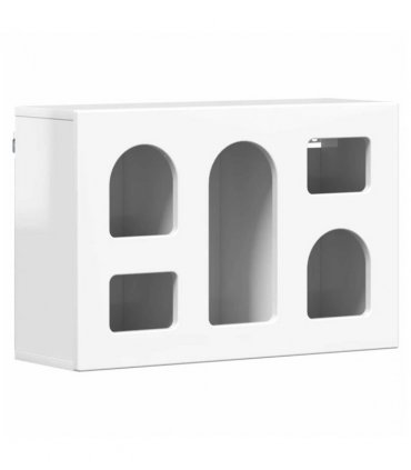 vidaXL Hanging Cabinet ELST High Gloss White 60 x 20 x 40 cm