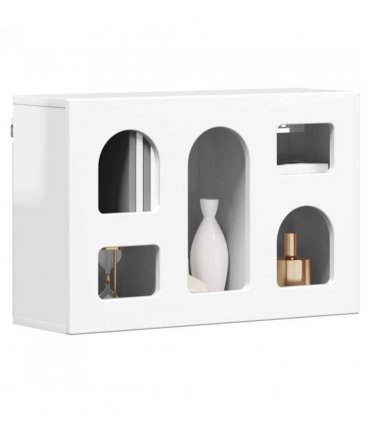 vidaXL Hanging Cabinet ELST High Gloss White 60 x 20 x 40 cm