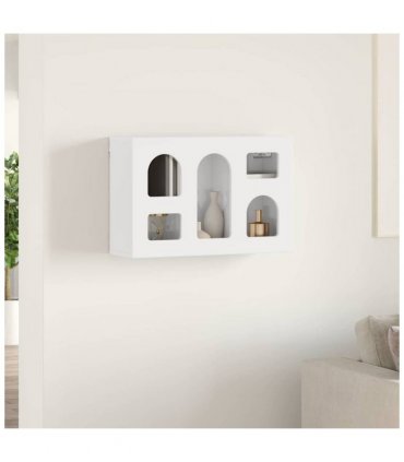 vidaXL Hanging Cabinet ELST High Gloss White 60 x 20 x 40 cm