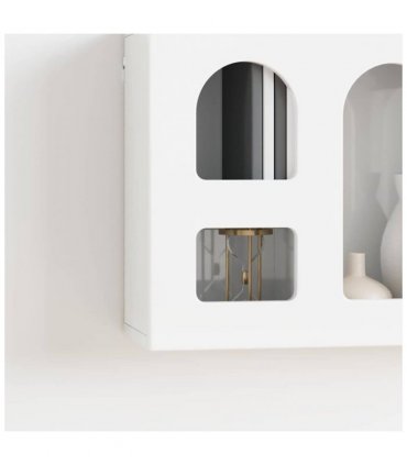 vidaXL Hanging Cabinet ELST High Gloss White 60 x 20 x 40 cm