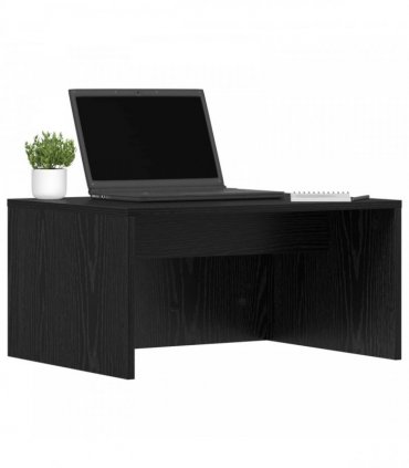 vidaXL Wall-Mounted Desk Black Oak 60 x 45 x 30 cm Engineered Wood