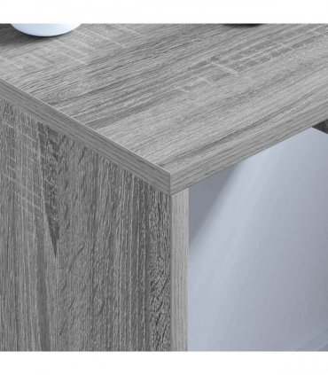 vidaXL Wall-Mounted Desk Grey Sonoma 60 x 45 x 30 cm Engineered Wood