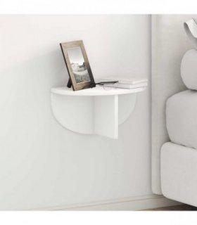 vidaXL Wall Shelf Wall-mounted White 38 x 19 x 19 cm Engineered Wood
