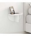vidaXL Wall Shelf Wall-mounted White 38 x 19 x 19 cm Engineered Wood